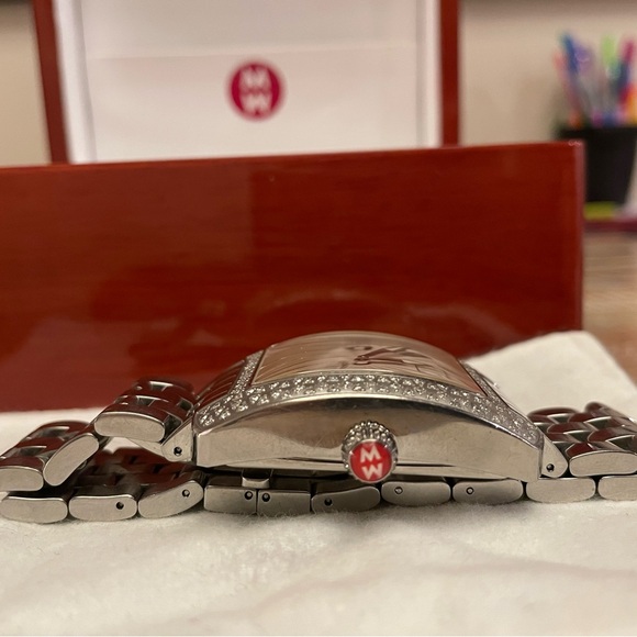 Michele Urban Mini Diamond Stainless Steel Watch - Picture 4 of 7